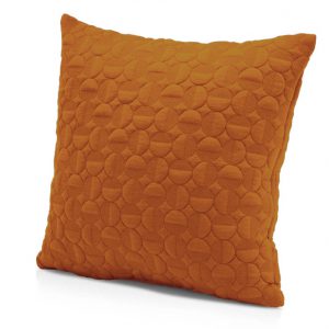 کوسن طرح دایره رنگ نارنجی سایز 45.45 تحویل یک هفته