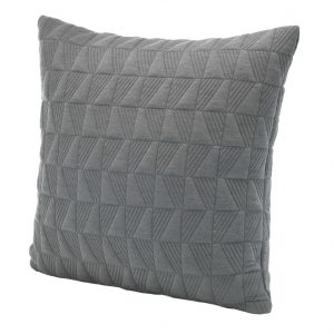 کوسن طرح مربع رنگ طوسی روشن سایز 45.45 تحویل یک هفته