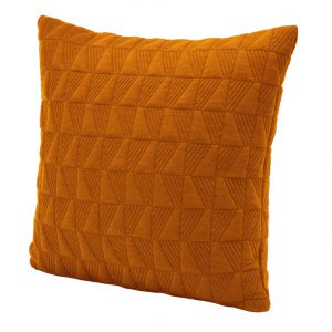 کوسن طرح مربع رنگ نارنجی سایز 45.45 تحویل یک هفته