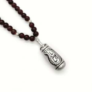 گردنبند میل زورخانه نقره