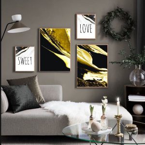 ست تابلو 4 تیکه ساده کد 6